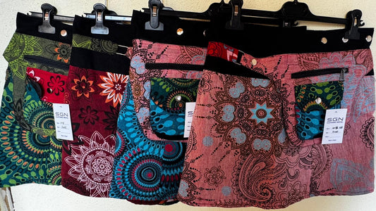 Reversible Handmade Boho Wrap Skirt