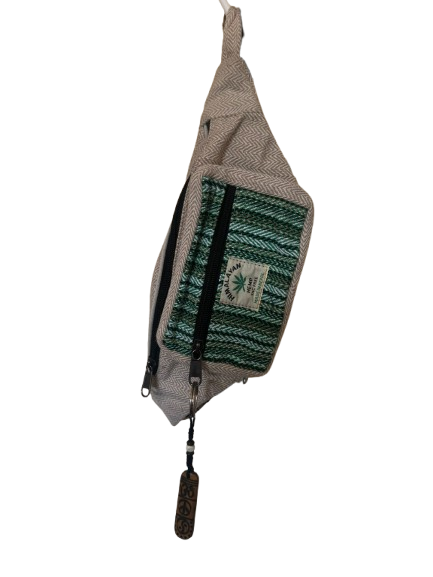 Handcrafted Himalayan Hemp Waist Bags – Made in Nepal