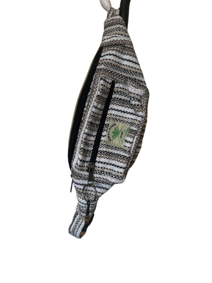 Handcrafted Himalayan Hemp Waist Bags – Made in Nepal