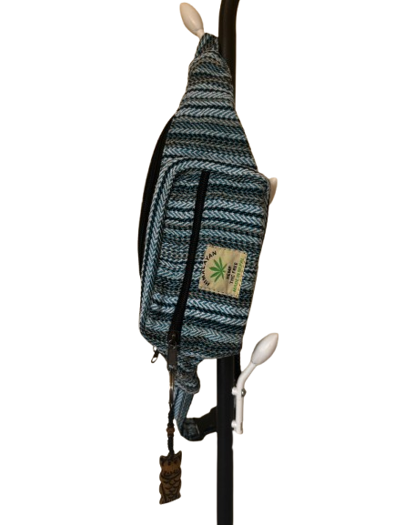 Handcrafted Himalayan Hemp Waist Bags – Made in Nepal