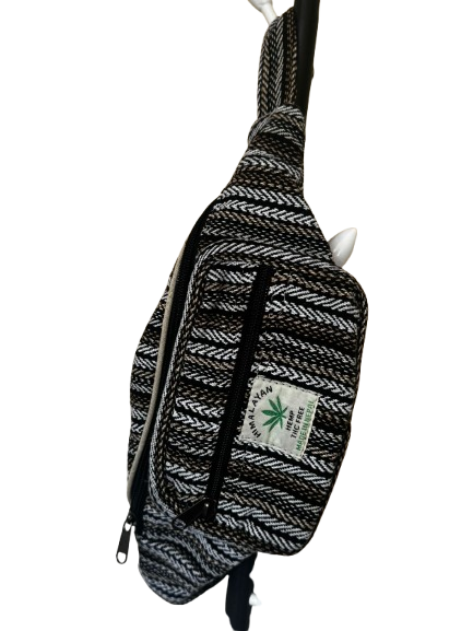 Handcrafted Himalayan Hemp Waist Bags – Made in Nepal