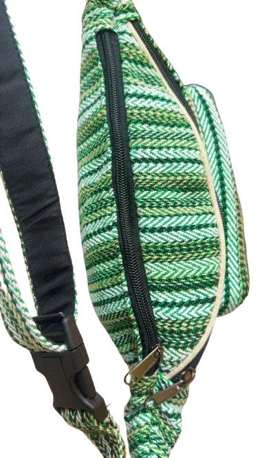 Handcrafted Himalayan Hemp Waist Bags – Made in Nepal