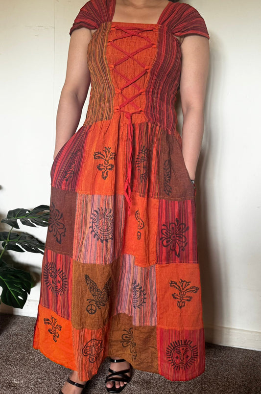 Handmade Cotton Ethnic Maxi