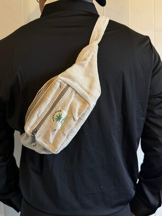 Handcrafted Himalayan Hemp Waist Bags – Made in Nepal