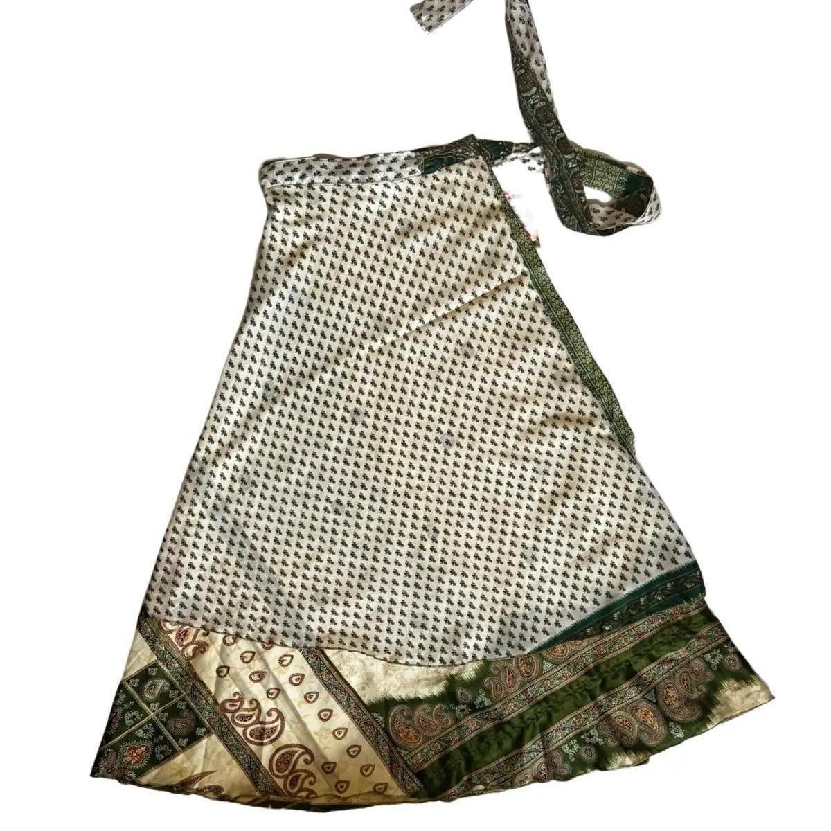 Reversible Double-Layer Silk Blend Skirts