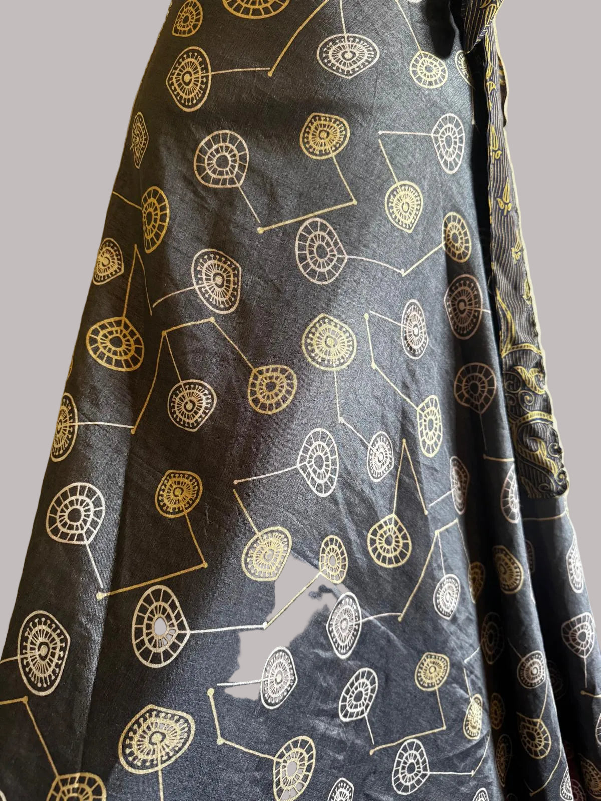 Reversible Double-Layer Silk Blend Skirts