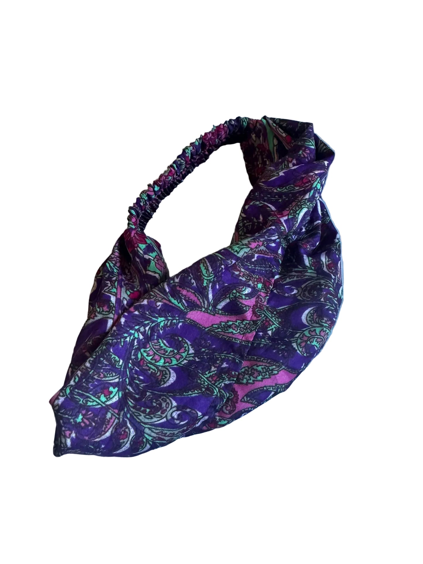 Floral Elastic Headband – Multicolor Twist Knot Hair Accessory