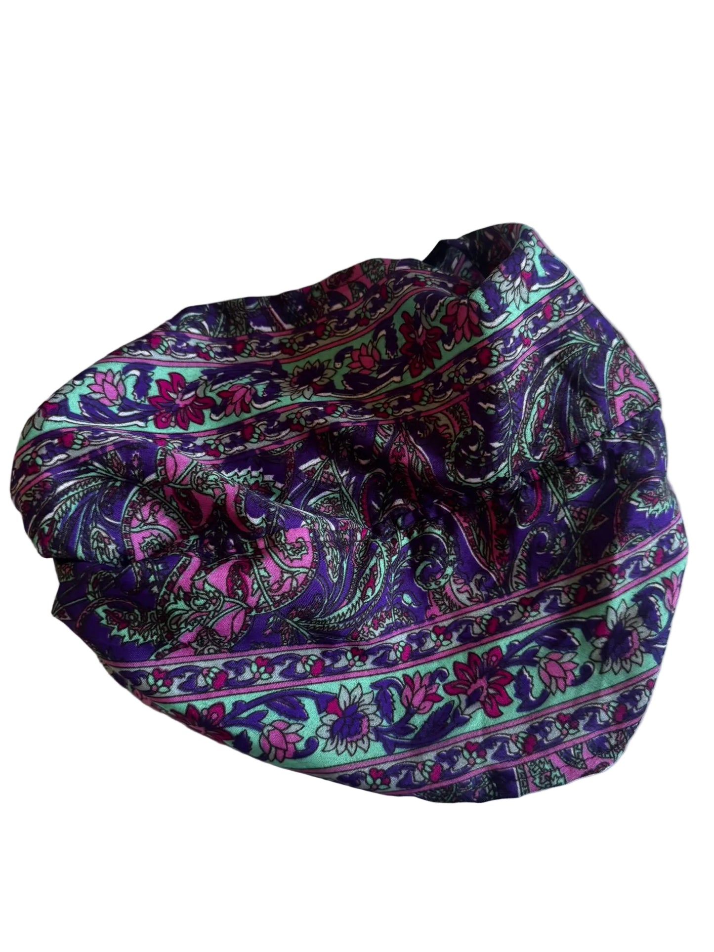 Floral Elastic Headband – Multicolor Twist Knot Hair Accessory