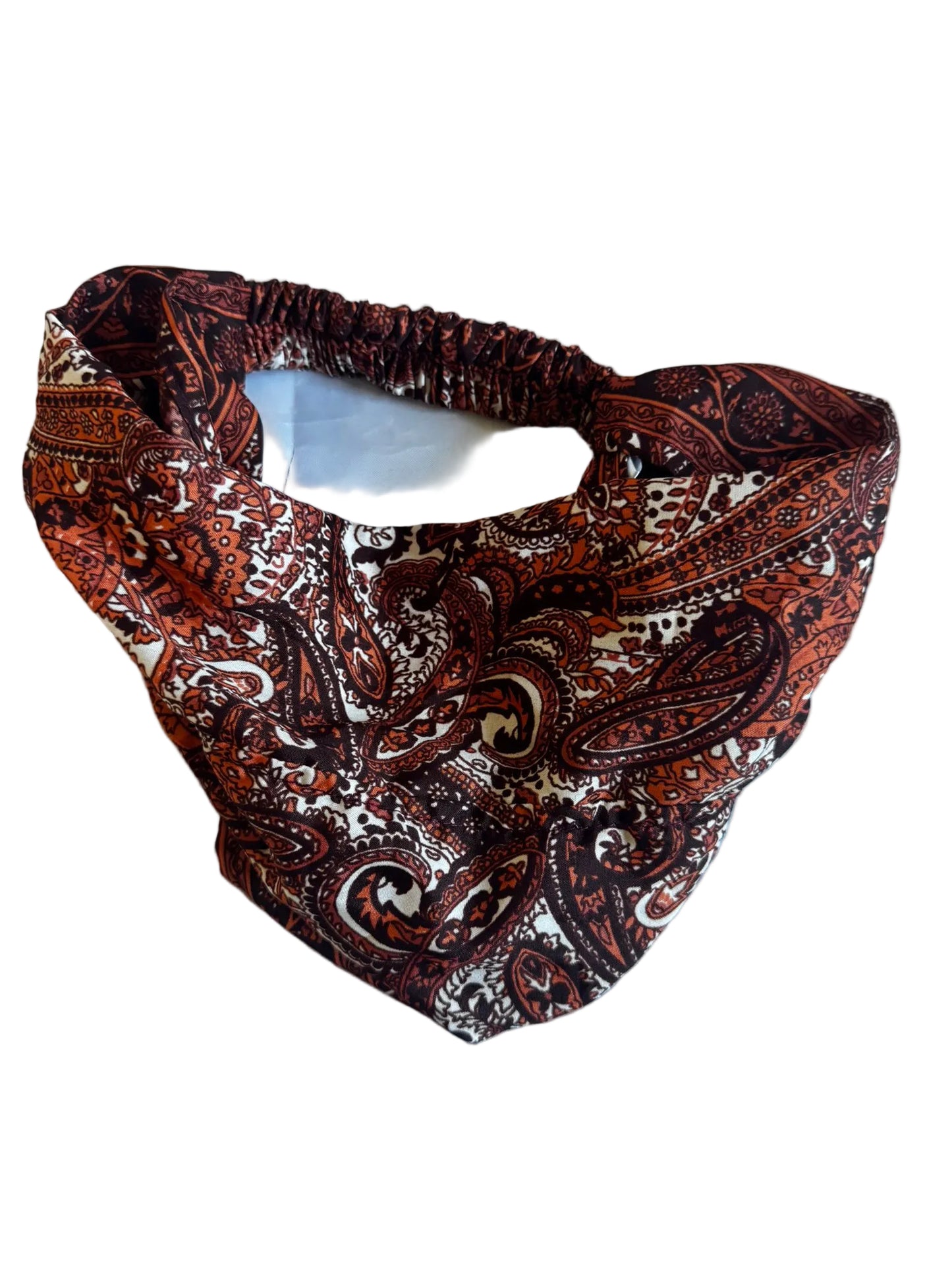 Floral Elastic Headband – Multicolor Twist Knot Hair Accessory