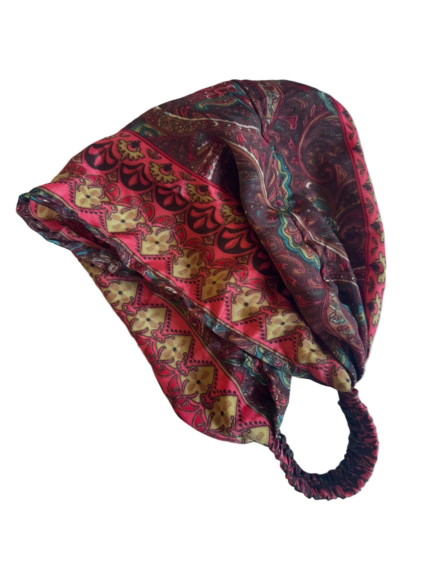Floral Elastic Headband – Multicolor Twist Knot Hair Accessory