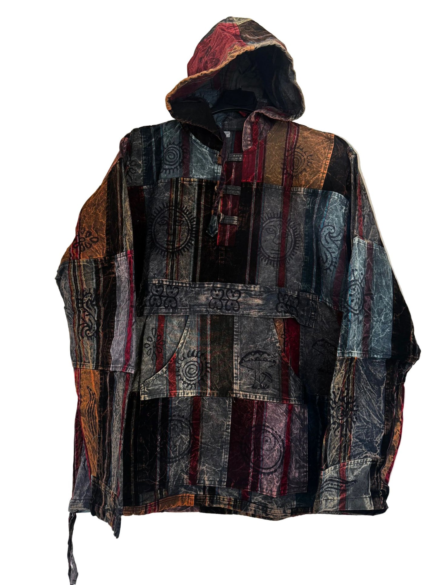Handmade Patchwork Cotton Hoodie
