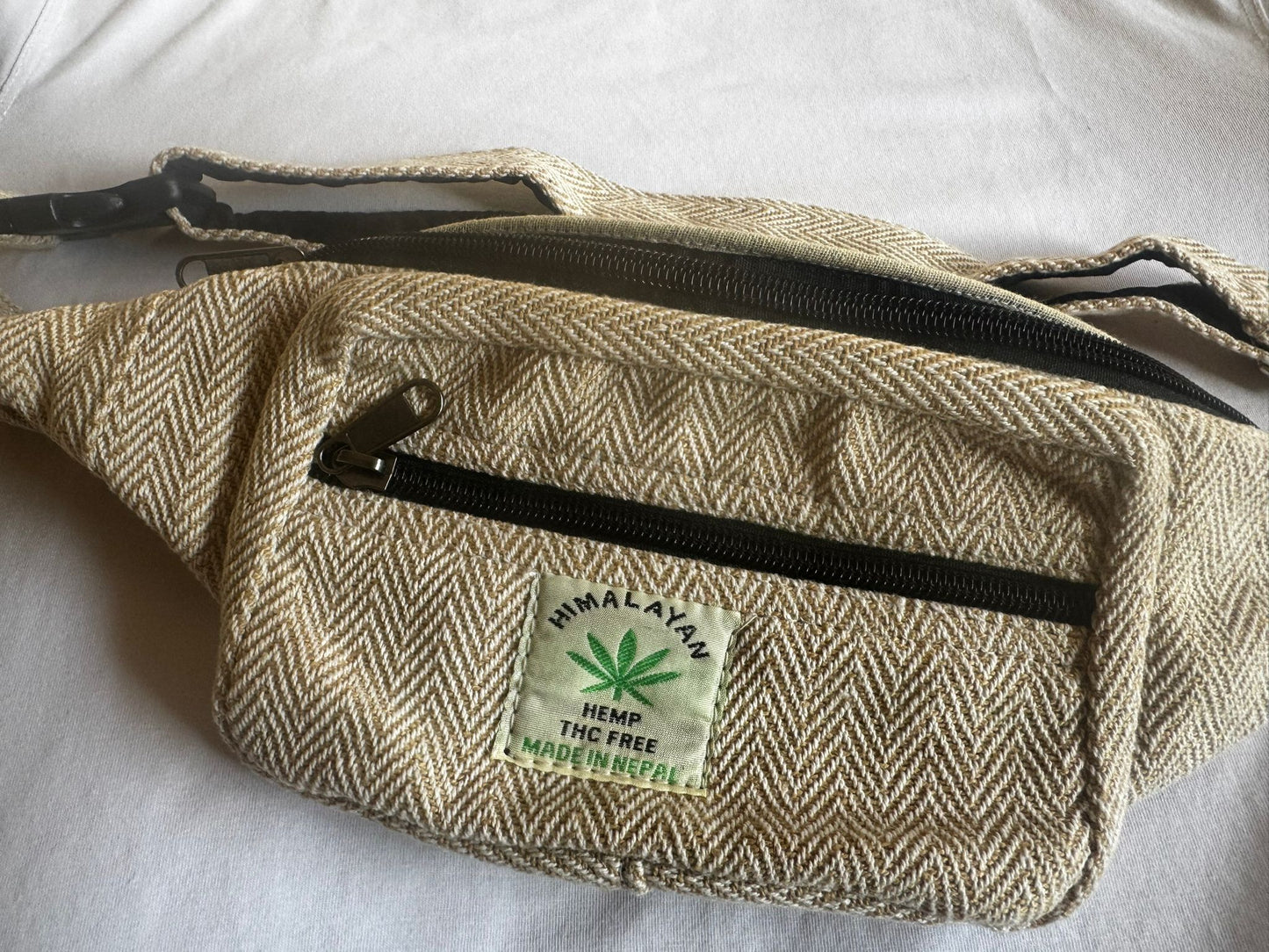 Handcrafted Himalayan Hemp Waist Bags – Made in Nepal